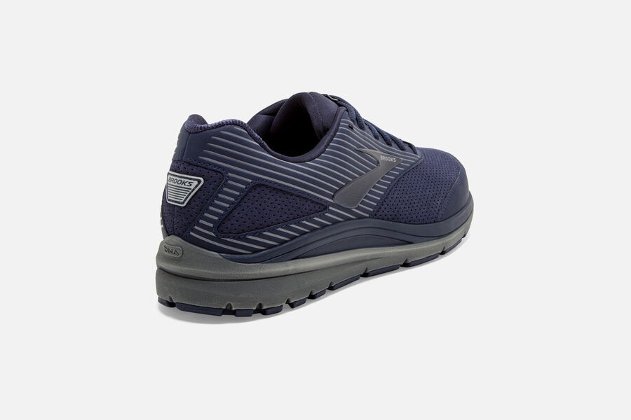 Brooks Addiction Walker Suede Running Shoes Mens - Navy - FDSQI-2958